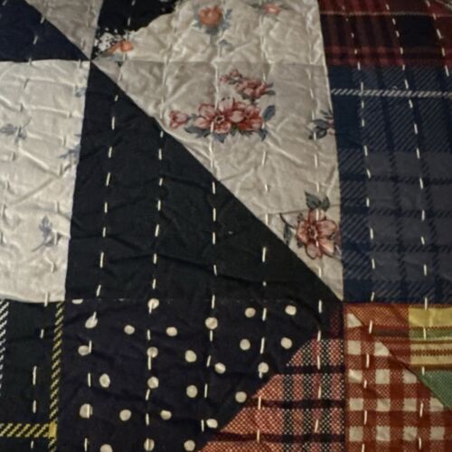 NWT Polo Ralph Lauren Westcroft Patchwork Red Multi Decorative Throw Pillow $250 - Picture 3 of 8