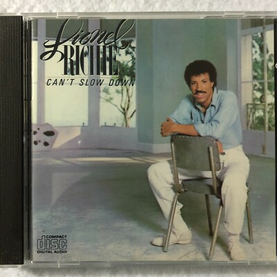 Lionel Richie Cant Slow Down CD Pop Vocals 1980s 8 Song Studio Album Hello