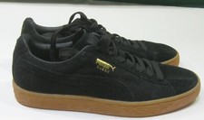 new Puma  Suede Winter Gum Black/Team Gold 36098701 WOMEN SIZE  7