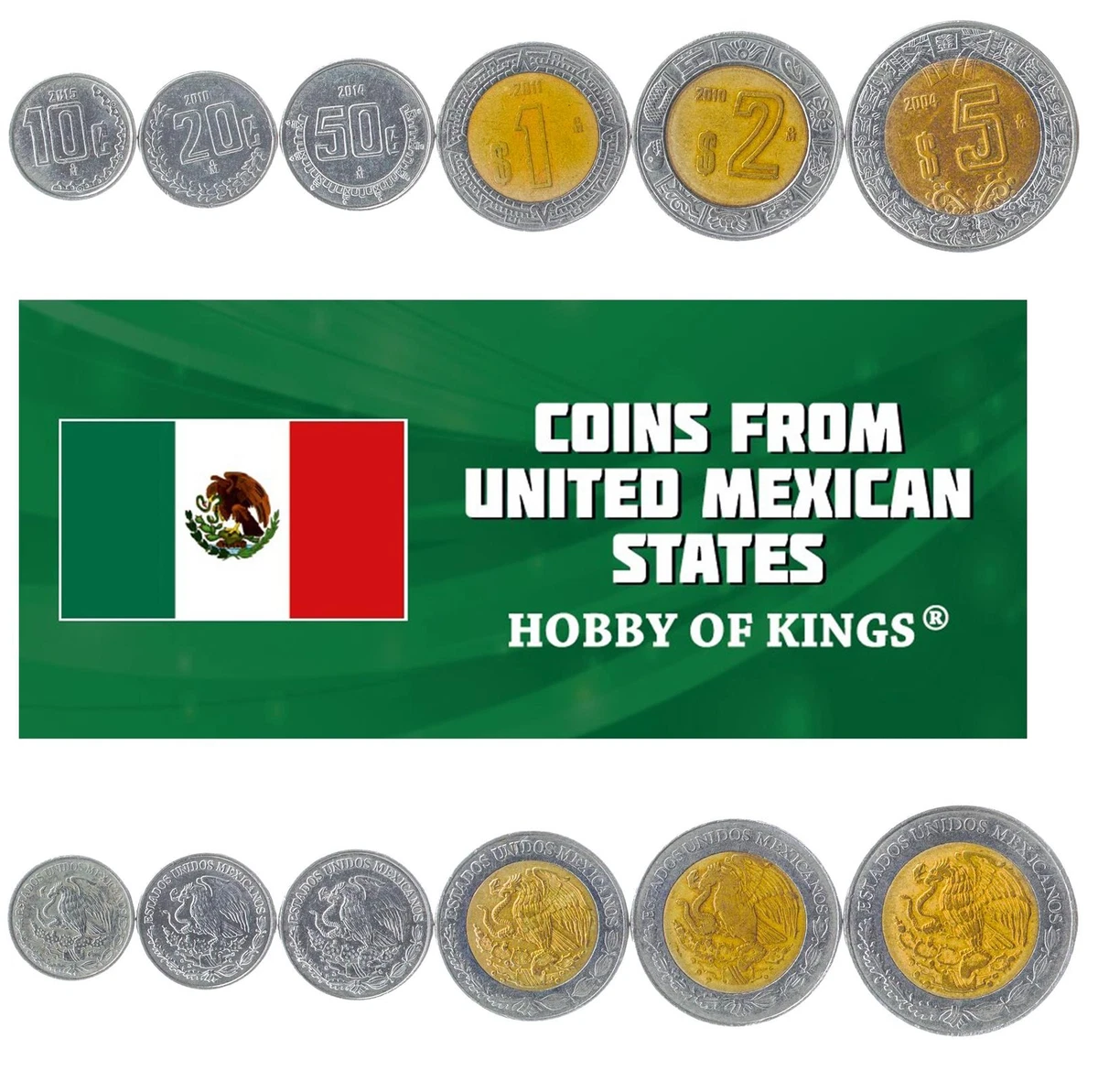 Circulated 1996 Mexican Coins for sale | eBay
