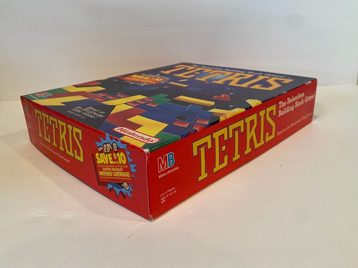 Tetris Board Game Milton Bradley Nintendo Elorg 1989