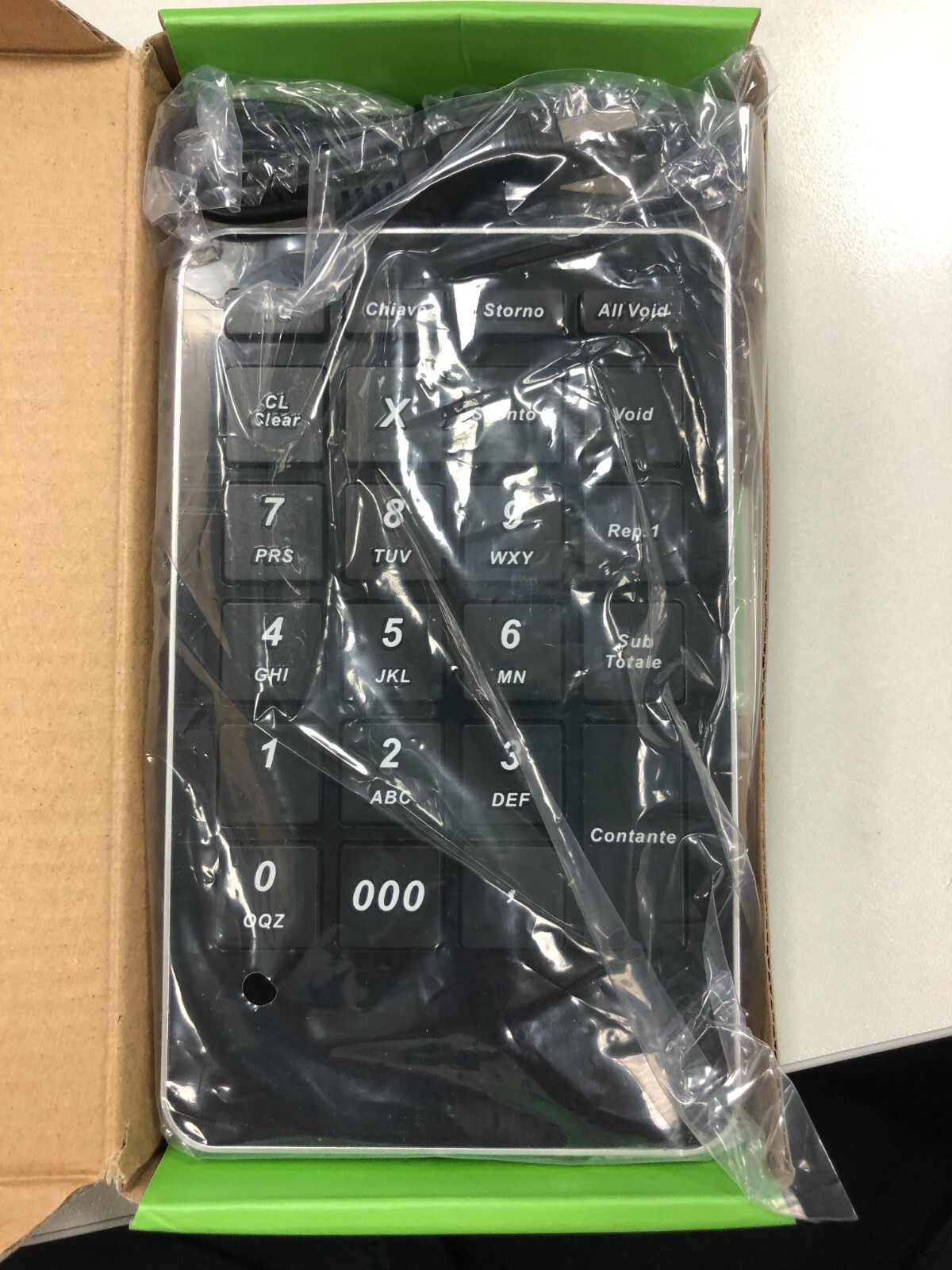 Tastiera 23 TASTI PER STAMPANTE FISCALE FP EPSON - USB NUMBER KEYPAD 23 KEYS