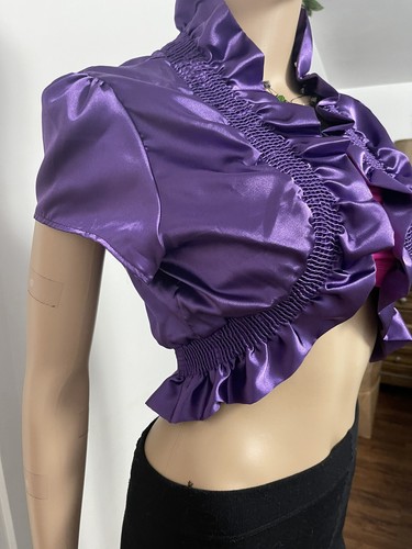 2 piece set womens clothing size L color purple and gray #6 - Photo 8/12