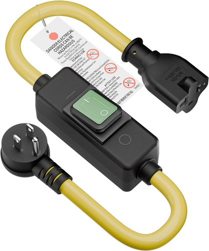 Cavo Interruttore di Prolunga Impermeabile Resistente SJTW 12AWG da Esterno, in Linea On/Of... - Foto 4 di 12