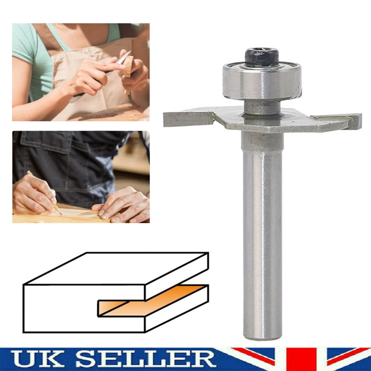 2mm Slot cutter Bit for Knock on furniture T Trim Router Campervan