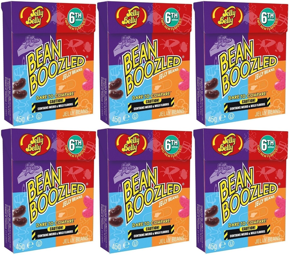 ☆jelly belly☆ Jelly Belly Tropical Mix Jelly Beans Flip Box, 4.5 oz