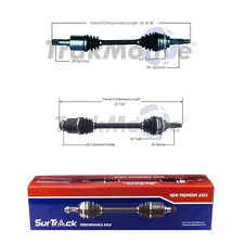 SurTrack Pair Set of 2 Front CV Axle Shafts For Mazda Protege5 2.0 Naturally Asp
