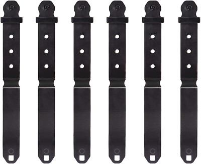 6PCS Short Molle Clips for Molle Straps Molle Pouch  Kydex Holster Belt Loops