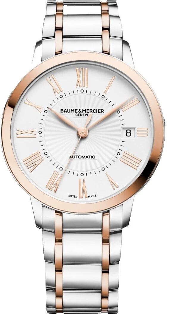 Plata Acero Inoxidable Baume & Mercier caso Relojes de pulsera