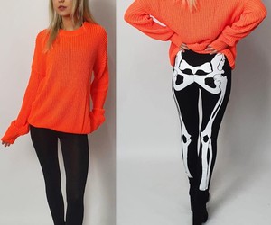 orange chunky jumper