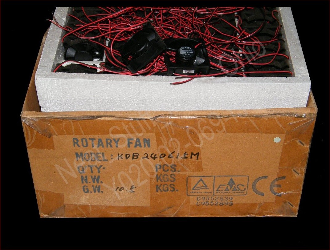 ELINA MEDIUM-FAN, 24VDC, 17.8 CFM, QUIET @ 31dB, 60MM X 60MM X 15MM, NEW ITEM