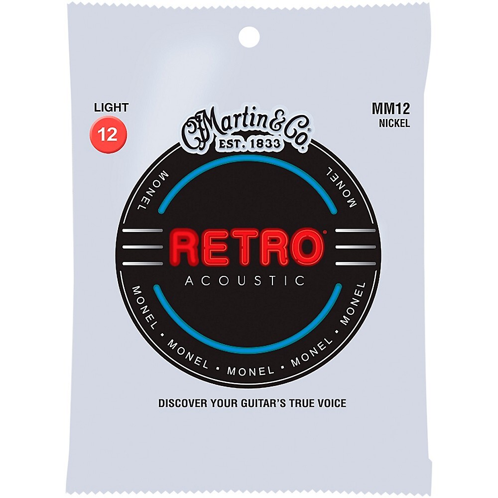 Струны для акустической гитары Martin MM12 Retro Light 1990₽