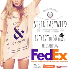 Siser Easyweed HTV 12"x12", 1, 5, 10, 25, 50 Yards FREE SHIPPING!!