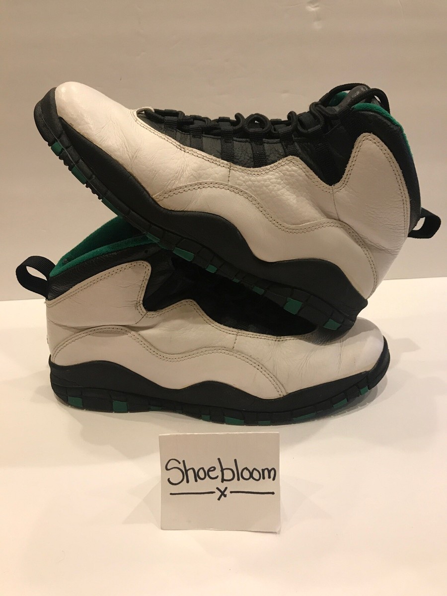 【美品】【値下げ】AIR JORDAN RETRO10 Nike Air Jordan X 10 Seattle Supersonics Ray Allen PE OG Release