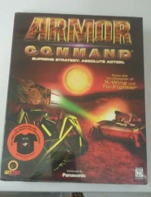 NEW & SEALED PC Armor Command Supreme Strategy. Absolute Action.  In Plastic
