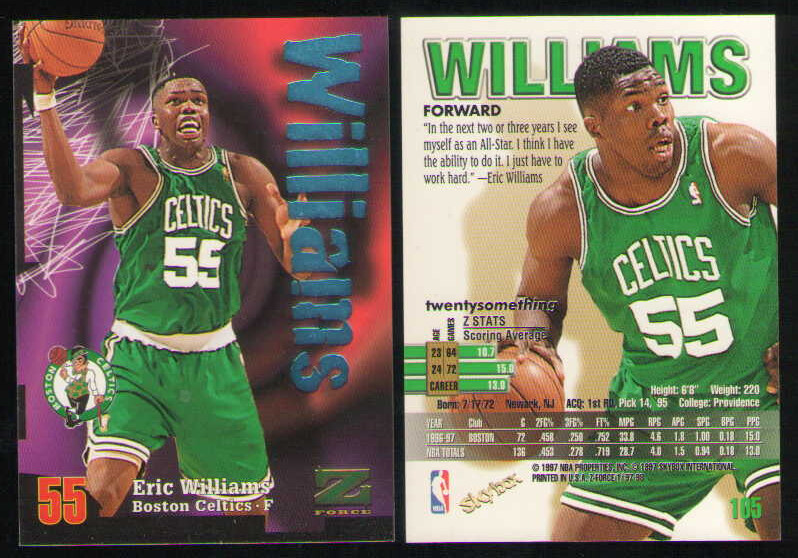  1997-98. Z-Force #105. Eric Williams
