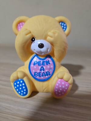 VTG   Gerber Baby Bear Squeeze Toy with Squeaker Soft Vinyl 