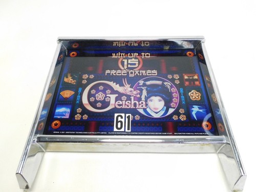 Aristocrat MK6 / MK7 Geisha Free Games Plexi 18"x13" With Bracket Slot Machine - Picture 1 of 6