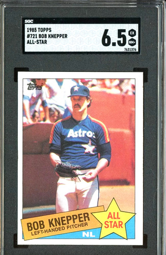 1985 Topps Bob Knepper #721 card