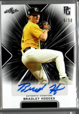 2021 Leaf Perfect Game National Showcase Black #BABH1 Bradley Hodges Auto /50