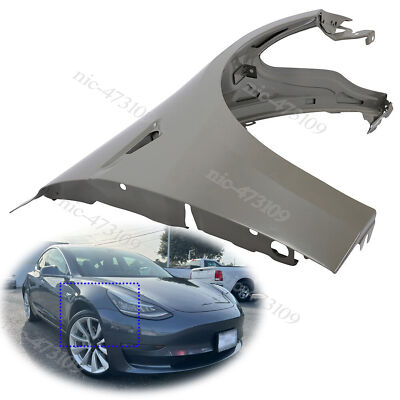 For 2017-2023 Tesla Model 3 Front Passenger Right Side Fender 1081400E0D US