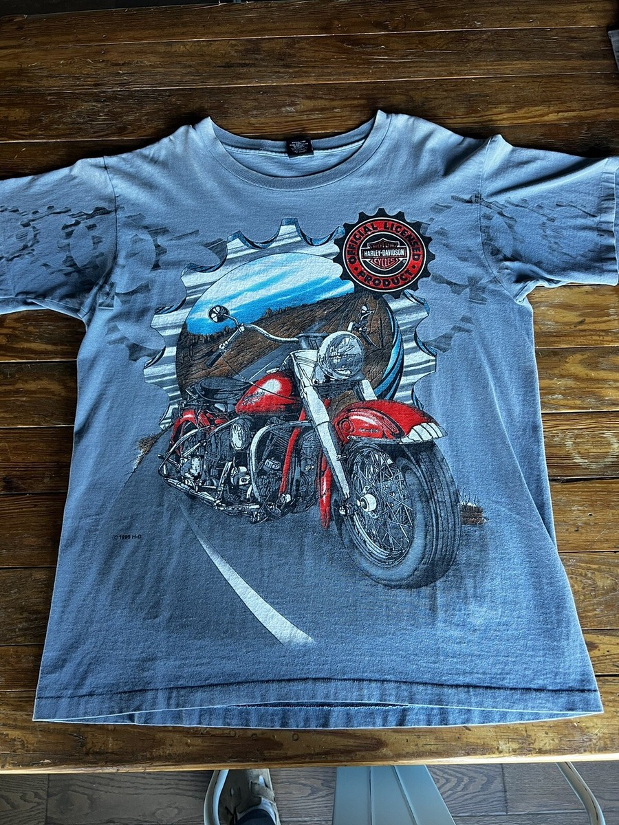 HARLEY-DAVIDSON Tシャツ 1995 L made in USA ▷ Vintage Harley Davidson T-Shirt 1995 | Made in USA | Two