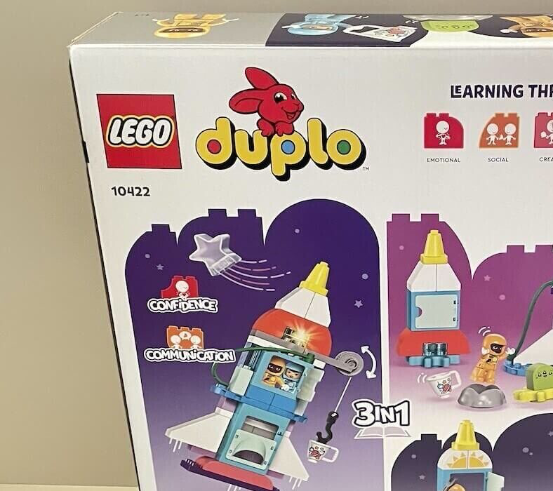 LEGO Duplo 3in1 Space Shuttle Adventure 10422 Toy Building Kit 58