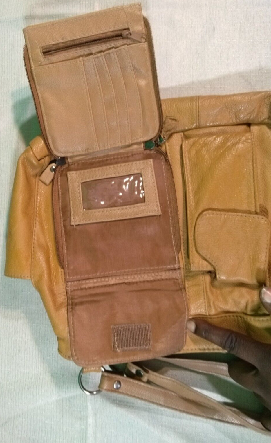 GF60 BROWN MULTIPOCKET DOUBLE STRAP LARGE LINED T… - image 24