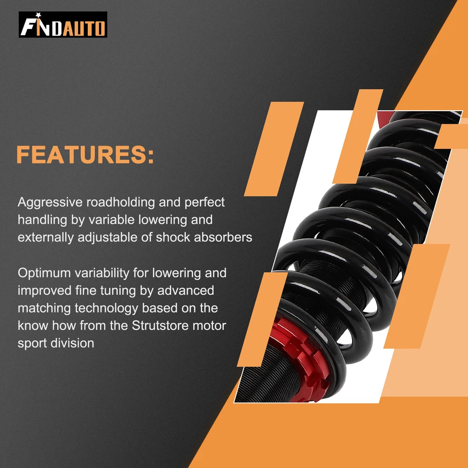 Suspension lowering Kit Coilovers Shocks For 2011-2022 Dodge Challenger Charger - Image 3 of 4