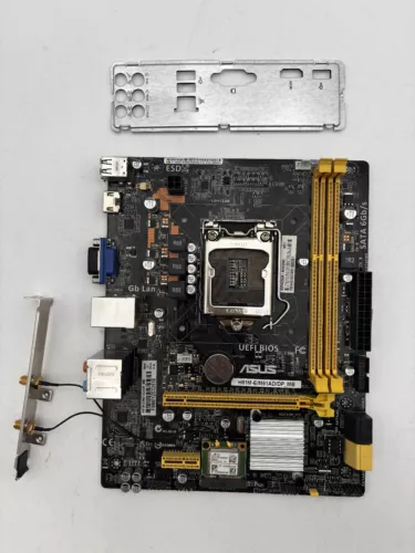ASUS H81M-E/M51AD/DP_MB LGA1150 MicroATX DDR3 Motherboard w/ Wi-Fi & I/O Shield