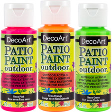 Outdoor Acrylic Paints Decoart Patio Paint  - Indoor and Outdoor craft paints