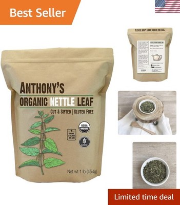 Organic Nettle Leaf, 1 lb, Gluten Free, Non GMO, Cut & Sifted, Non Irradiated...