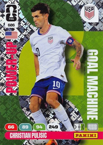 CHRISTIAN PULISIC 2026 Panini FIFA WORLD CUP USA CANADA ICON