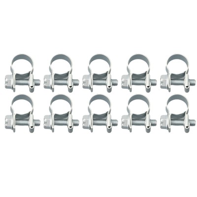 Mini Hose Clips Nut And Bolt/Fuel Line Clamps Petrol Pipe Diesel Air Small Clamp