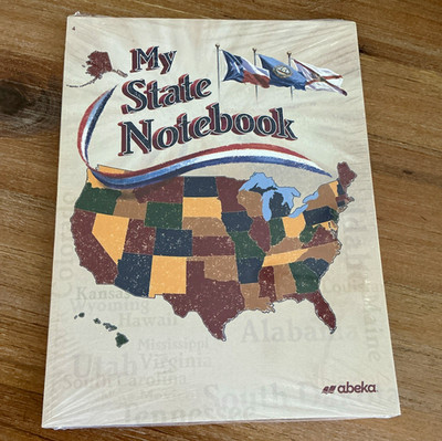 Abeka My State Notebook Geography Educational Workbook Book English MPN 32740901