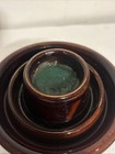 Vintage Brown Power Line Ceramic Iron Industrial Electrical Insulator Decor — photo 3