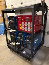 4 Pack Rack Miller XMT-350 CC/CV Welders with 10KVA Power Distribution Box