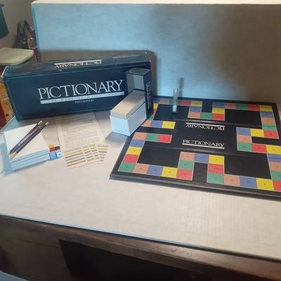 Vintage Pictionary First Edition 1985 The Game of Quick Draw COMPLETE