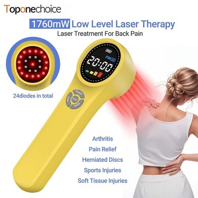 Class 4 Cold Laser Therapy Device Non-Invasive Adjustable Power for Back & Neck