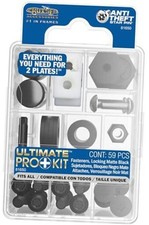 Ultimate Pro Kit Locking Fasteners - Matte Black - Steel - Ultimate Pro Plus