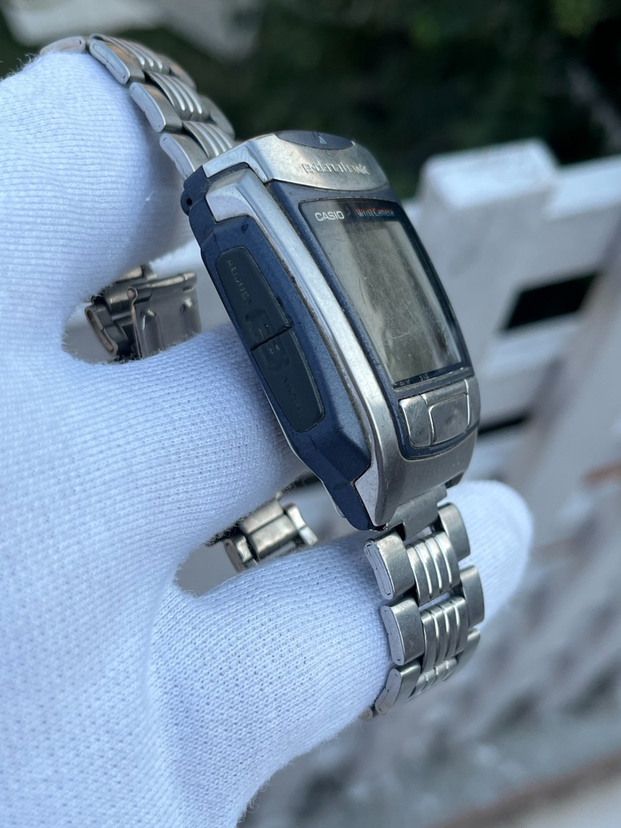 Very Casio E-data Bank Color Wrist Camera Watch Wqv-10 Module 2412