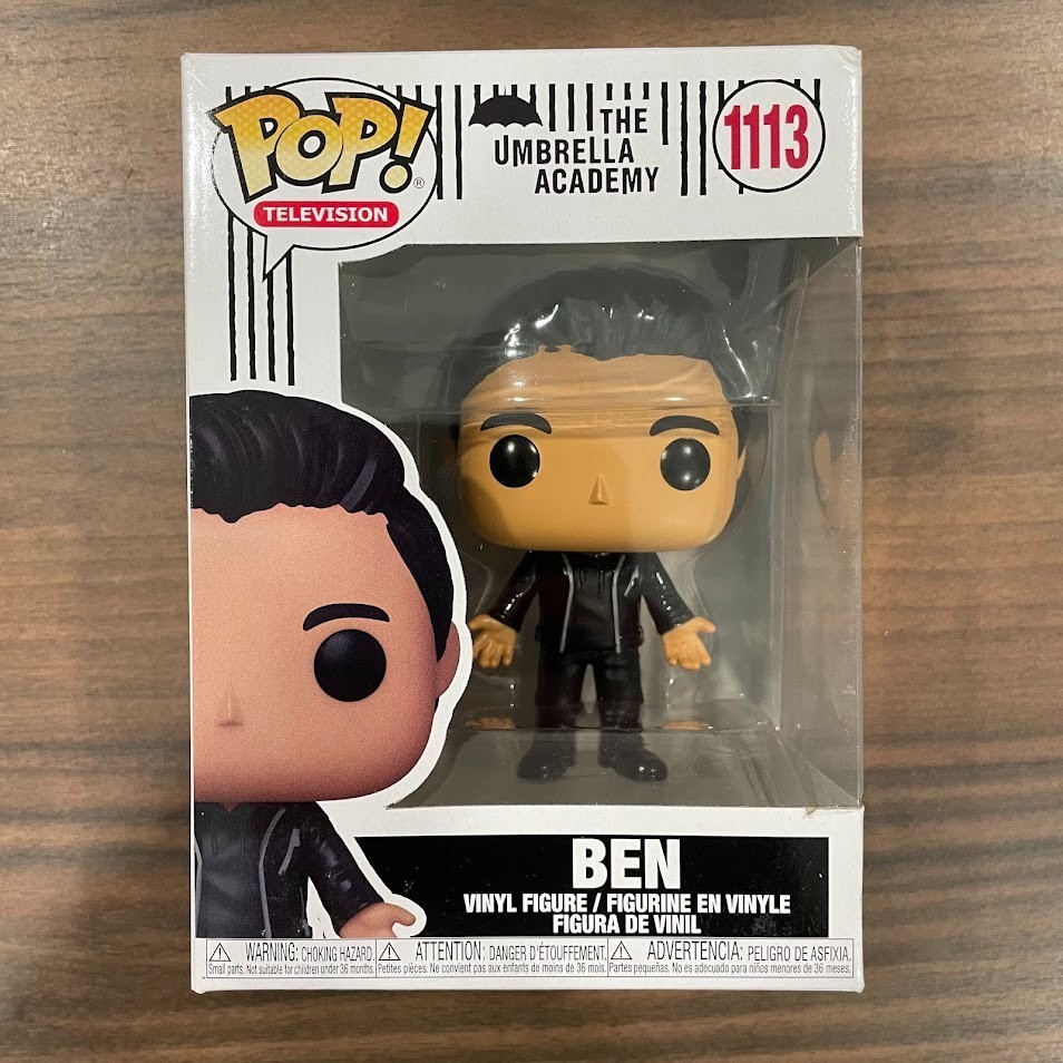 Funko Pop The Umbrella Academy Ben #1113 Vinyl Figure Netflix Tv 2021 Vaulted Ht