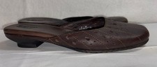 NEW Born Womens Size 8 Brown Leather Slip On Mules boho comfy