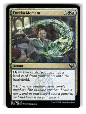Eureka Moment 184 Common Strixhaven: School of Mages Magic: The Gathering NM
