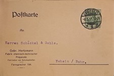 T&uuml;te  07/18   Karte aus Krefeld  1911