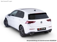 Remus Duplex Sportauspuff VW Golf 8 GTI Clubsport 2x102mm scharfkantig