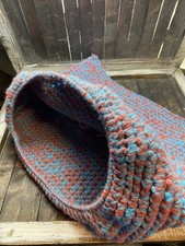Handmade Crochet Cat Cave Cat Bed Hideaway Warm Snuggle Cave XL