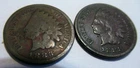 Pair 1886 1888 Indian Cent Good Plus G  Natural Toning 1 Bid Buys Free Shipping