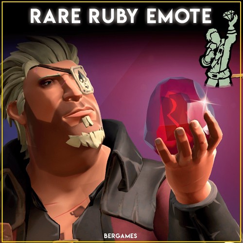 Xbox 1 Ruby Sea of Thieves Rare Ruby Emote: 2025 40thAnniversary Edition Exclusive ...