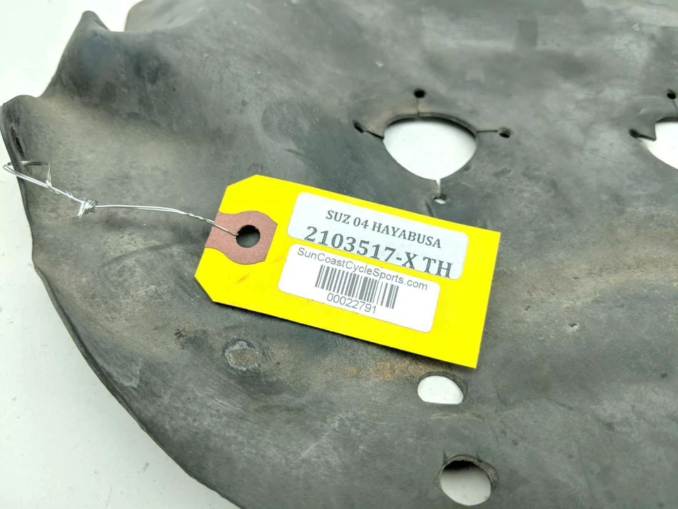 99 07 Suzuki Hayabusa GSX1300R Metal Protector Térmico Cubierta Plástico Foto 3 de 3